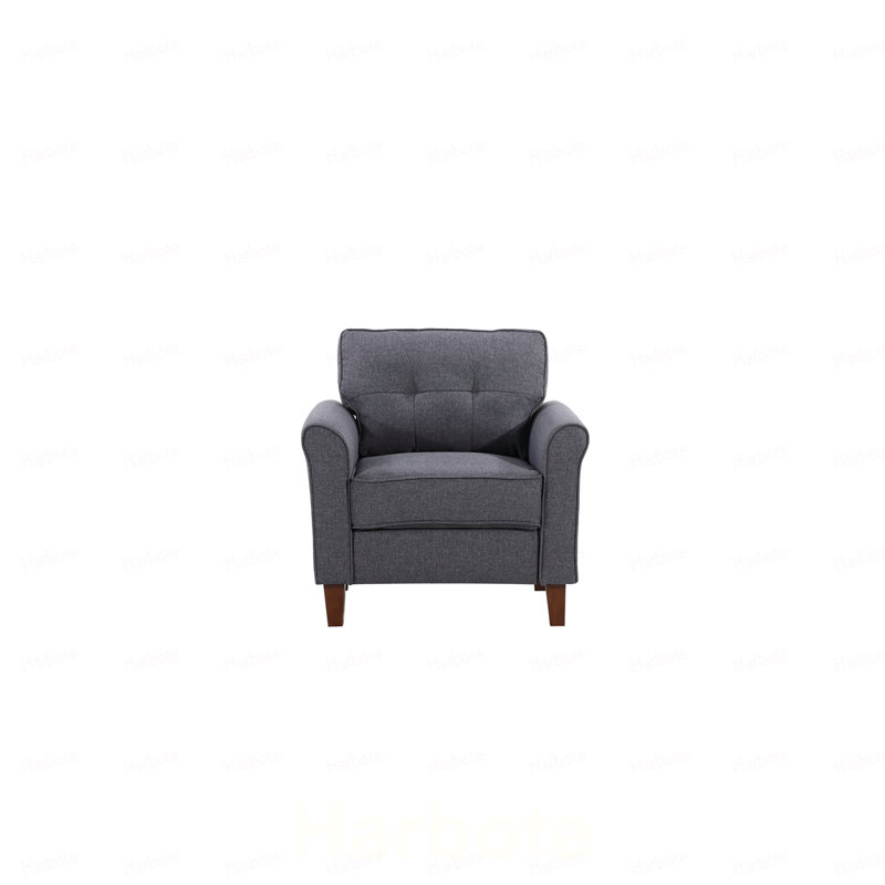 Fauteuil d'appoint, fauteuil avec accoudoirs, canapé rembourré pour salon