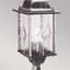 Temples Black Metal Pier Mount Light