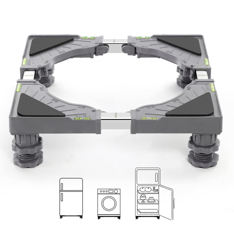 Mini Fridge Stand Adjustable Refrigerator Stand With 4 Strong Feet Universal Stand Base Washing Machine Stand Washer And Dryer Pedestals