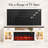 80" Farmhouse TV Stand With 36" 3-Sided Electric Fireplace for TVs up to 90", 2 Drawer and Adjustable Shelf Entertainment Center-735719185-735719184