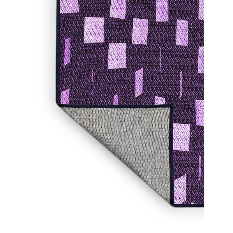 Chenille Geometric Indoor Rug, Rectangle 5' x 8'