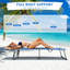 Chaise longue pliante avec trou pour la plage