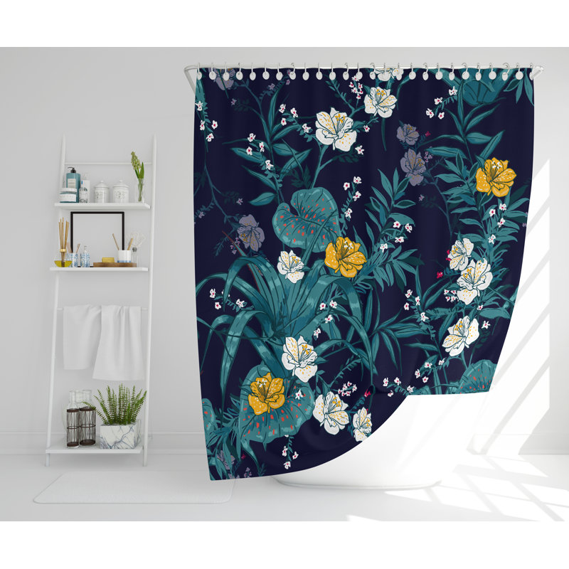 Lall Polyester Shower Curtain, 168cm H x 168cm W