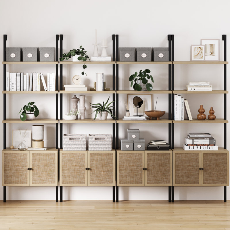 Jahiem Ladder Storage Bookcase