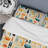 Multiclor Mid Century Geometric Pattern II Box Stitch Geometric Shapes Duvet Cover-1666243157