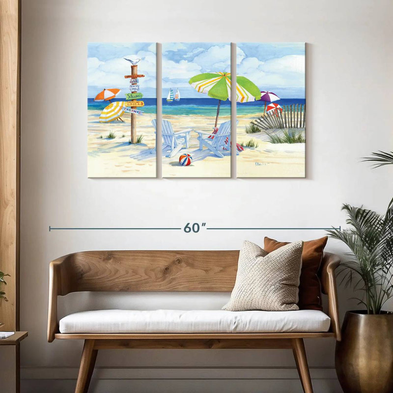 Gillard Beach Signs Adirondack Chairs, 28" H x 45" W