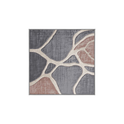 Machine Washable Gray Area Rug