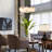 Kepler 7 Light LED Pendant in Gold