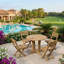 Descanso Alabama Outdoor 5 - Piece Teak Dining Set