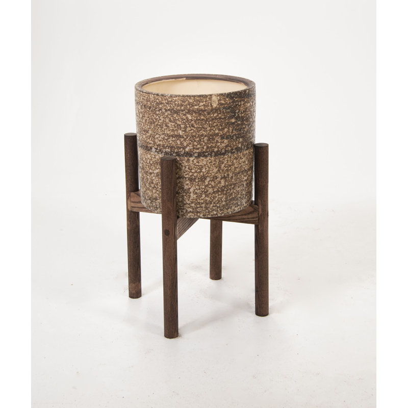 Kulik Ceramic Pot Planter, Honey