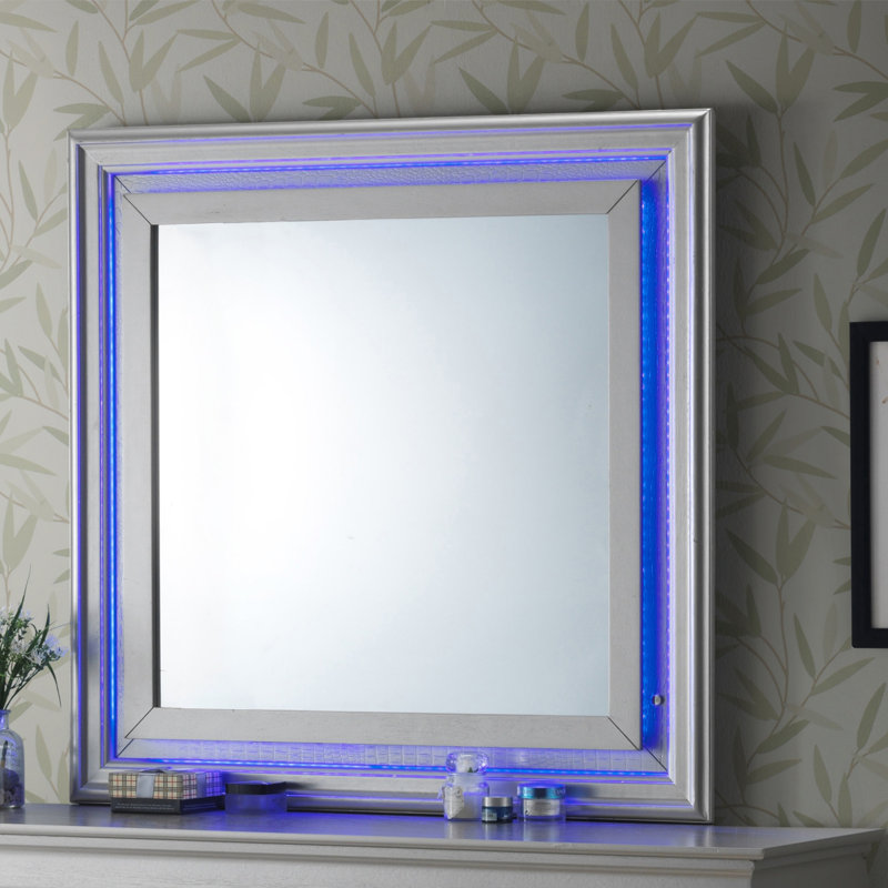 Miroir Lorana G6500-m22, champagne argenté
