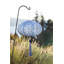 Lanterne solaire ovale 25,5 po Stella Tassel - bleu ciel-123844738-123844733