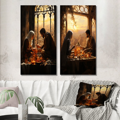 Ensemble de 2 décorations murales de l'Islam Ramadan