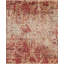 Tuscany Hand Knotted Wool Area Rug in Merlot/Cream/Beige-688718536