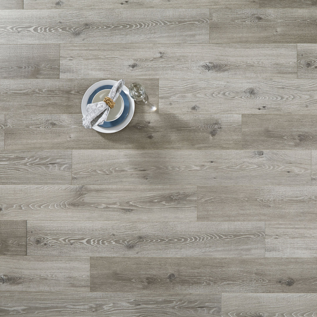 Restoration Collection® Palace Plank 7.5" x 47.5" x 12mm Oak Laminate Flooring Mannington 