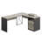 Cherell 55.7'' W L-Shaped Computer Desk with Monitor Stand, Executive Desk with File Storage Drawers-162391745