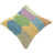 Bleu / beige / gris / vert