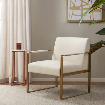 Accent Chair, Metal Arms Chair (Accent Chair)