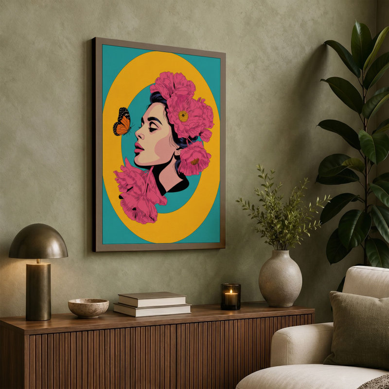 Print, 36x24 - 91.4 x 61.0 cm, Teal Border