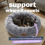 Silentnight Calming Plush Donut Pet Bed-55843483-93676162