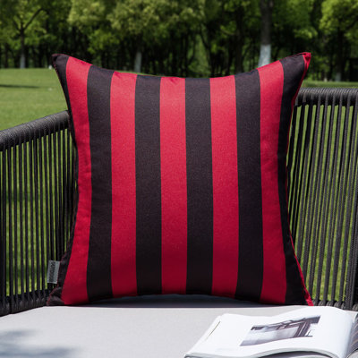 Outdoor Striped Pillow Cover