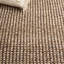 Natural Fibre Couture 110% jute tissé à la main à 80%; Tapis 20% coton sans motif-618313419