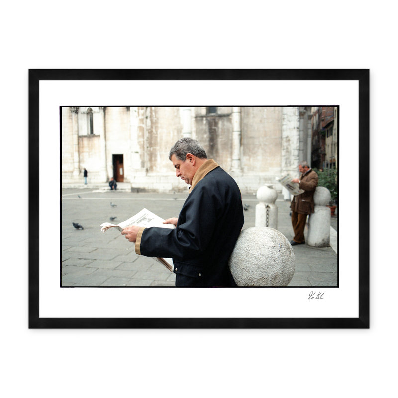 Morning Paper Print by Tim Klein