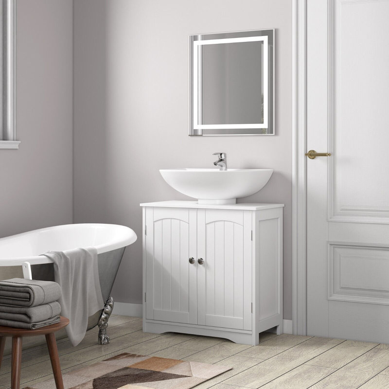 Abiramy 580mm Single Bathroom Vanity, White