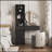 Black Modern Simple Hair Desk, Multi-Layer Storage, Large Storage Space-918095754