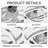 Herrada 24" Space-Saving Flush Mount Ceiling Fan with Adjustable Dimmable LED Light Kit-735677106
