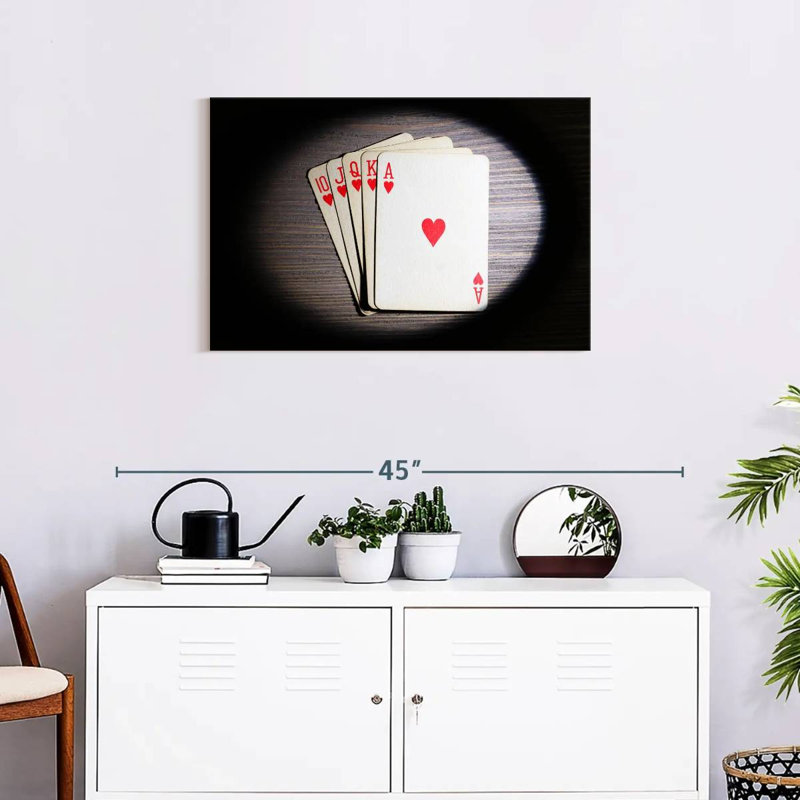 'Poker Flush, 20" H x 30" W