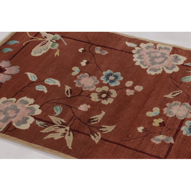 Art Deco Handmade Wool Area Rug