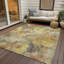 Tapis intérieur / extérieur doré lavable à la machine Xhevrie-1881596994