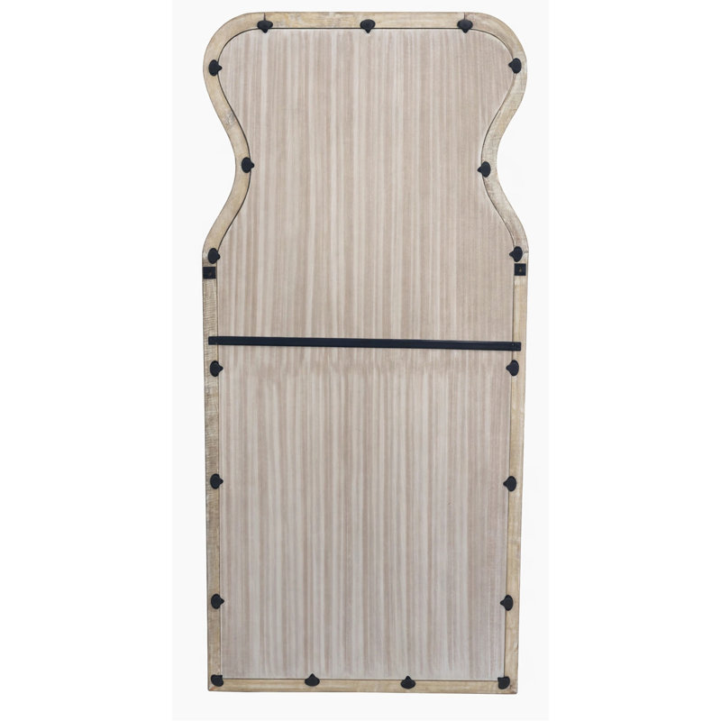Decorative Full Length Wall Mirror with Mango Wood Frame 70"
