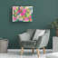 Art mural sur toile tendue - «Bright Blooms» de Suzanne Allard pour décoration de salon, de chambre à coucher ou de bureau - 14 x 19