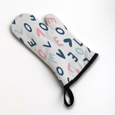 Valentine’s Magic Oven Mitt Cotton Twill