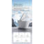 Toilette intelligente avec bidet intégré, sans réservoir, couvercle automatique, siège chauffant, affichage numérique