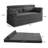 5-In-1 Convertible Sofa Bed, 60" Boneless Couch For Living Room Bedroom Apartment-548706501