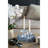 Mushroom Shaped Glass Taper Candle Holder