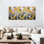 «Abstract Geometric Hexagons», reproduction d'art sur toile-93059333