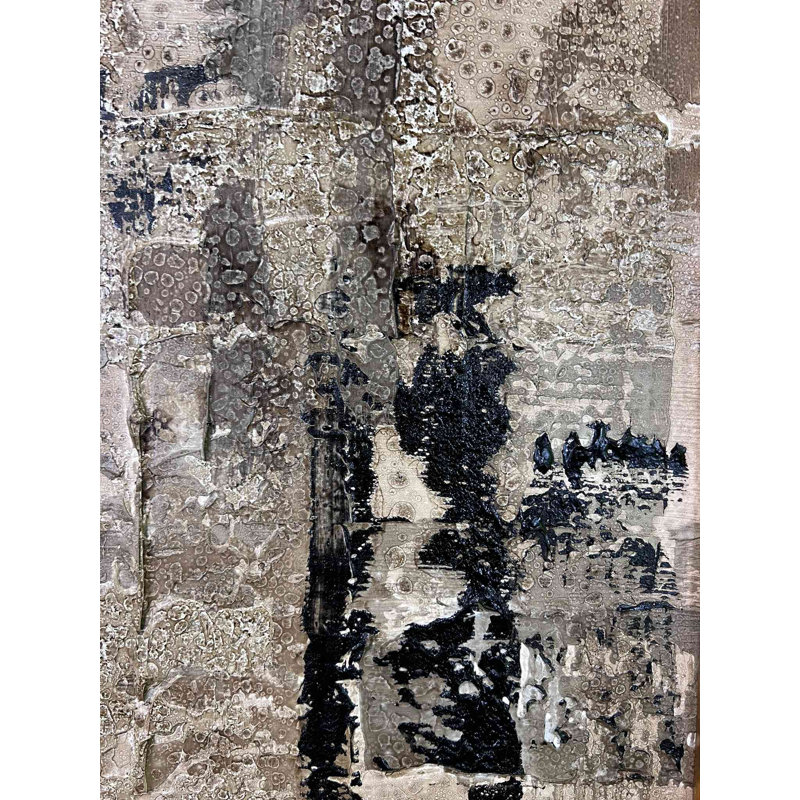 Dialogue - Original Mixed-Media Abstract Painting by J. Kent Martin