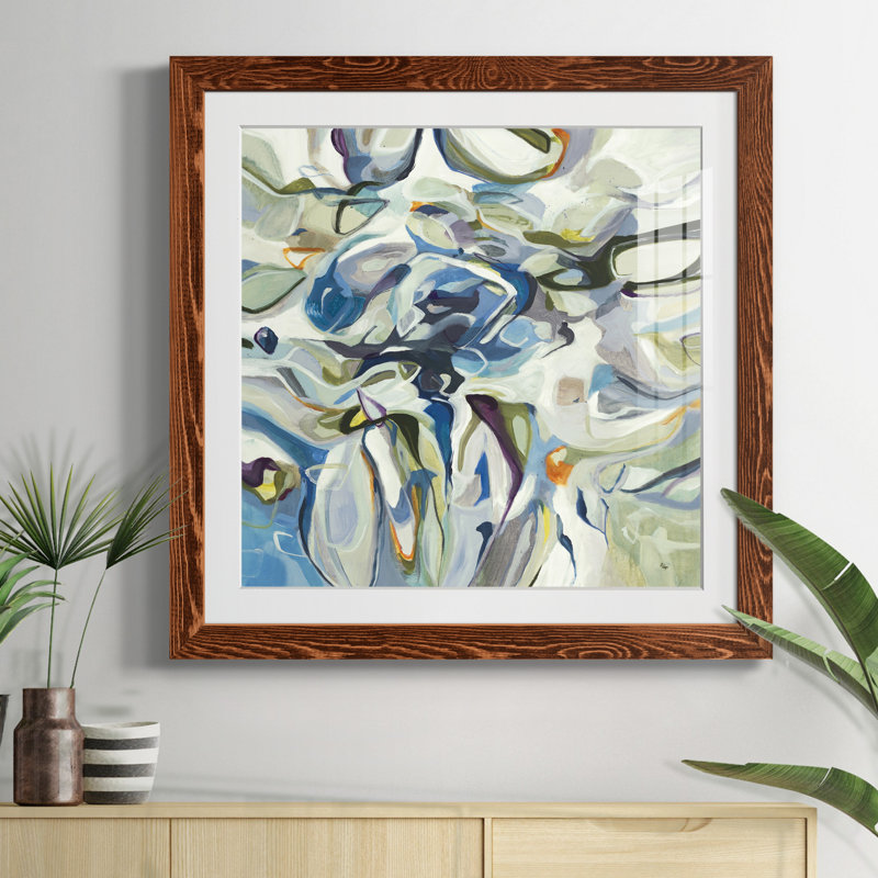 Out of the Blue - Cadre photo, reproduction d'art sur papier, H 31,5 po x l 31,5 po x P 1,5 po, Papier érable