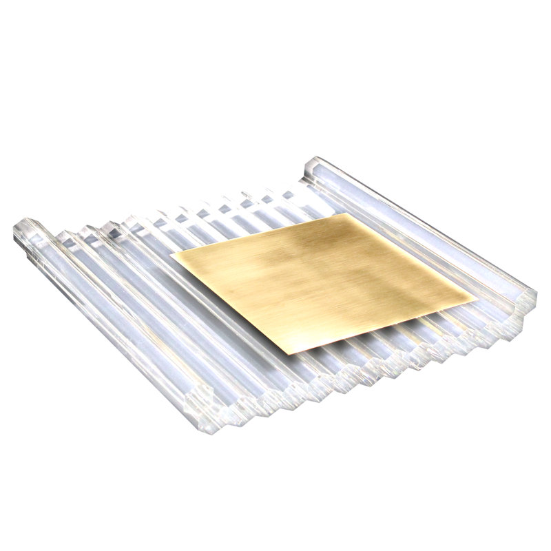 Plateau prisme en cristal DAINTE