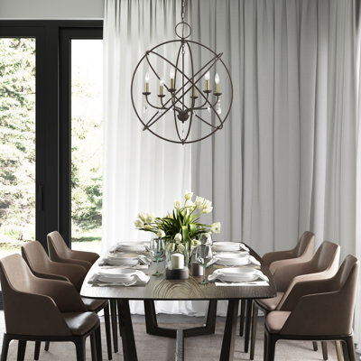 Lesperance 6 - Light Dimmable Globe Chandelier
