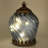 Blue LED Lanterns Twisted Iridescent Moroccan Style Lantern