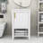 Ovid Bathroom Vanity Cabinet with Sink, Soft Closing Door, Rack and Shelf-1135991610