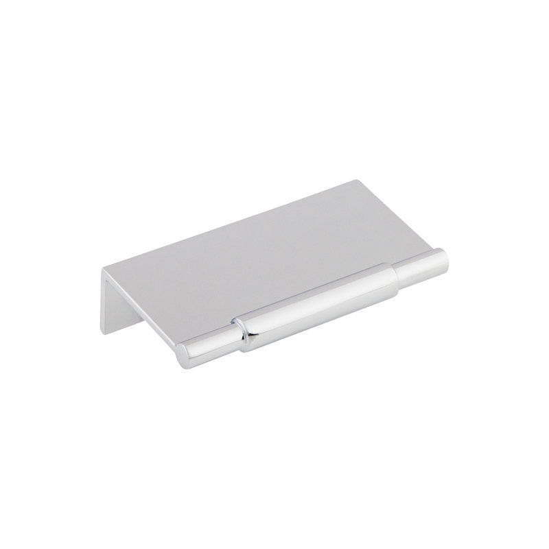Crestview Finger Pull, Polished Chrome
