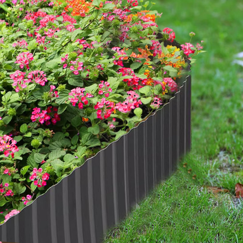 Metal Lawn Edging, 30 cm H x 600 cm W x 0.1 cm D