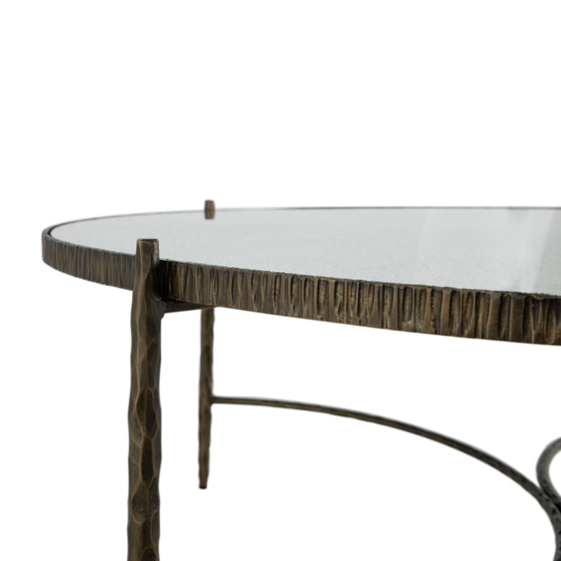 Table basse à miroir Lyra