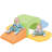 Colourful Soft Climb and Crawl Foam Playset 7 in 1, Soft Play Equipment Climb and Crawl Playground for Toddlers